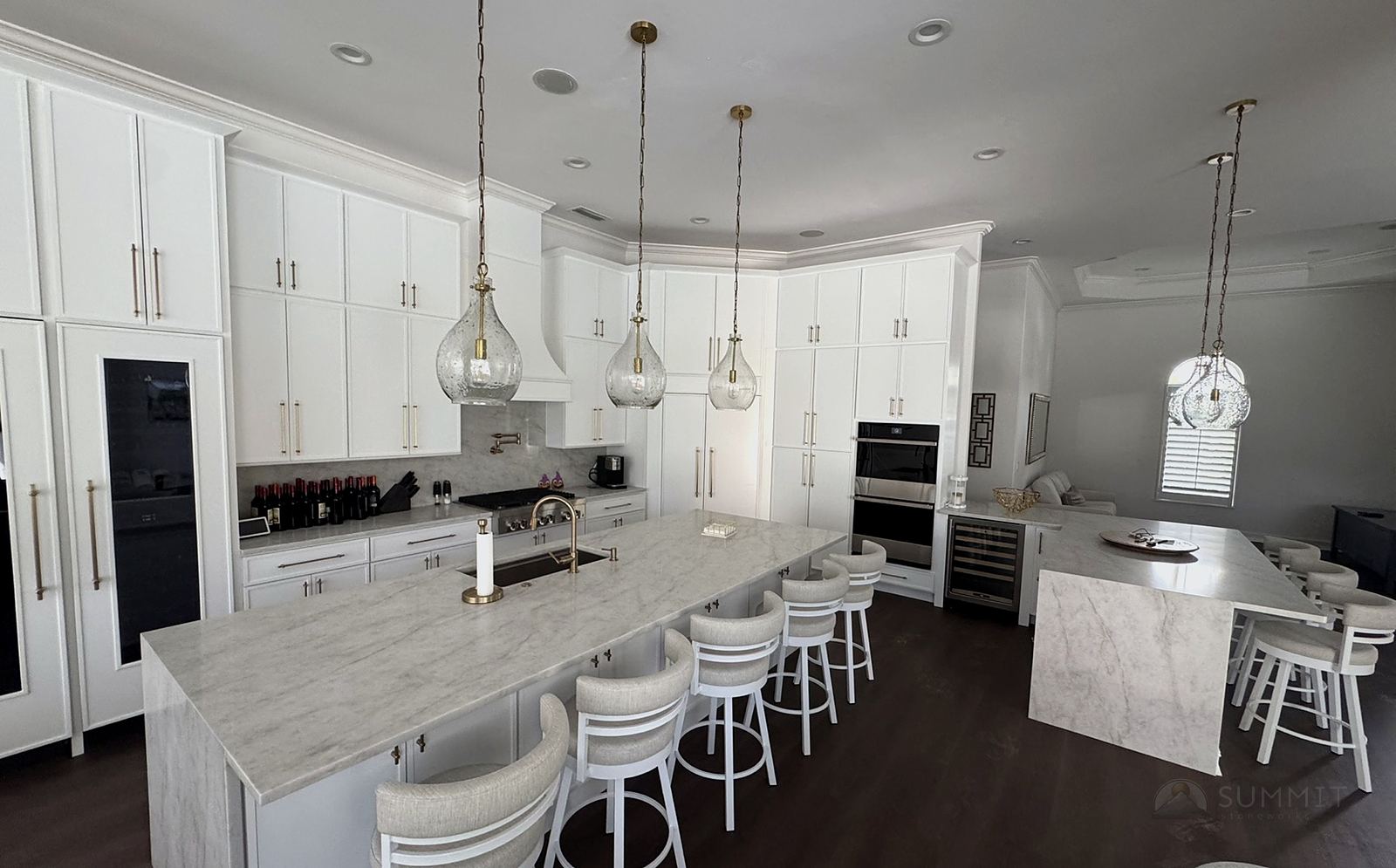 Finished kitchen after installation